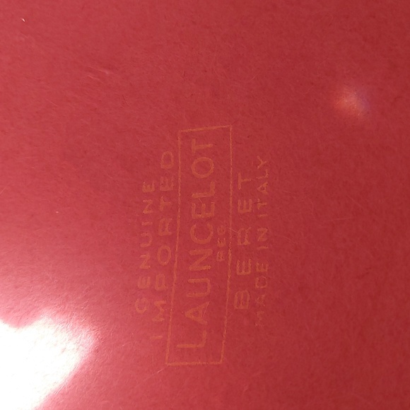 Vintage LAUNCELOT 1950's Wool Fur Beret Made In Italy - Picture 3 of 7